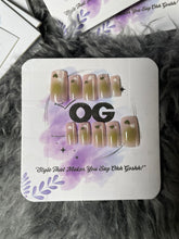 Blushing Olive, Square Nails - Press on nails | OG