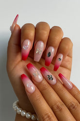 Barbie Luxe, Coffin Shape-Press on Nails |OG