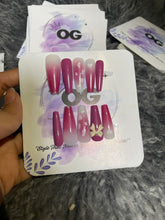 Bubblegum Daydream, Coffin Shape - Press on Nails |OG