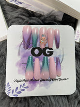 Unicorn Sparkle, Coffin Shape - Press on Nails |OG