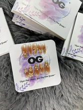 Caramel Bloom, Coffin shape - Press on Nails |OG