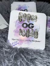 Marble Green Matte, Almond Shape - Press on Nails |OG