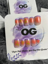 Peach Bloom, French Short Square Shape - Press on Nails |OG