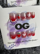 Berry Apple Delight, Short Square Shape - Press on Nails |OG
